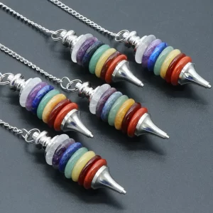Pêndulo 7 Chakras Cristal