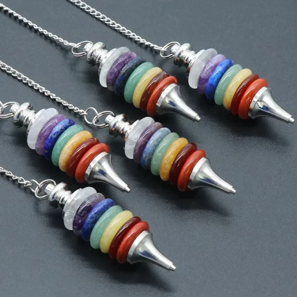 Pêndulo 7 Chakras Cristal