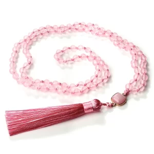 Japamala Quartzo Rosa